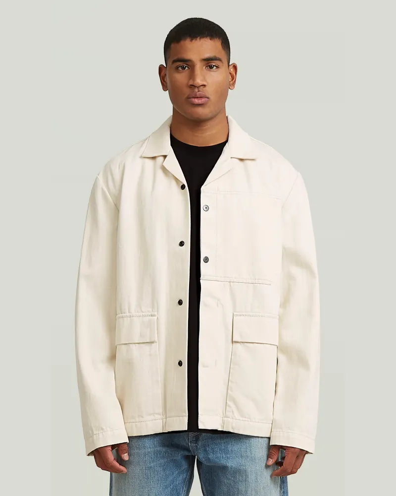 G-STAR RAW Marseille Blazer - Ecru - Herren Ecru