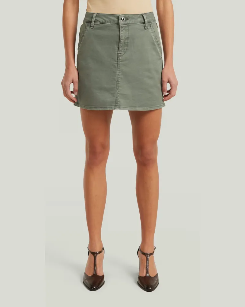 G-STAR RAW Short Skirt - Grün - Damen Grün