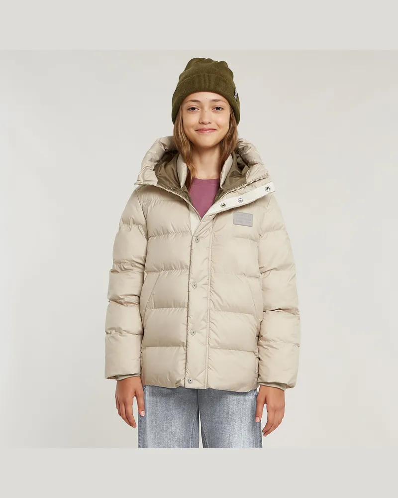 G-STAR RAW Mädchen Whistler Short Puffer - Beige - mädchen Beige