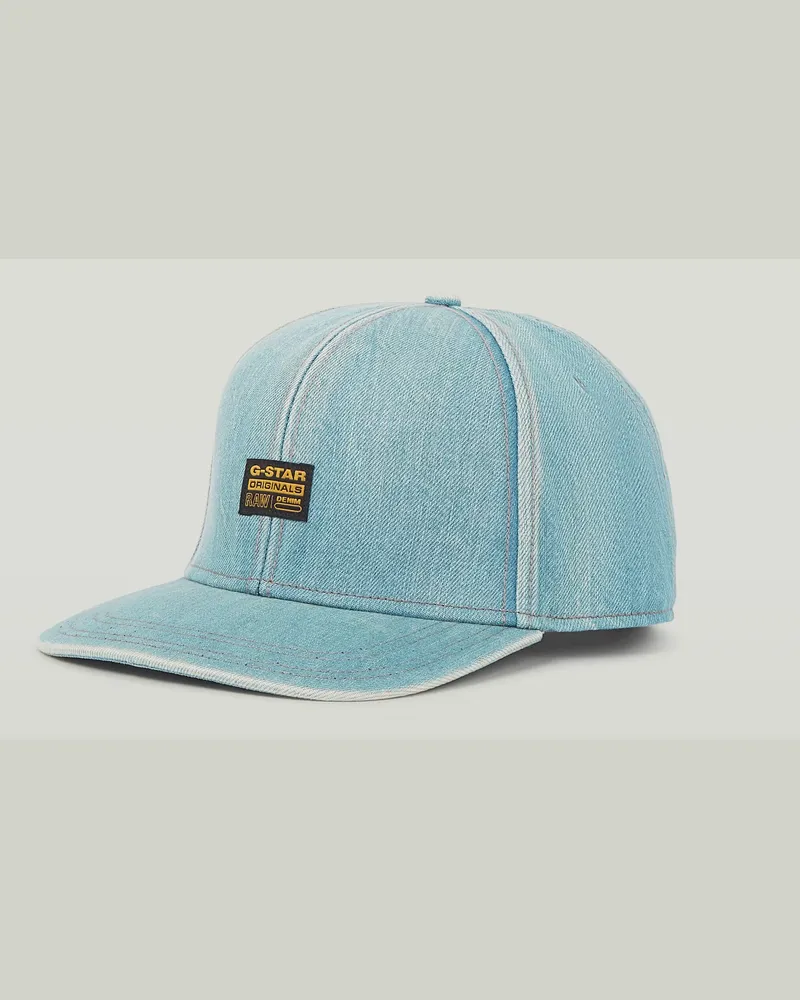 G-STAR RAW Originals Denim Baseball Cap - Hellblau - Herren Hellblau
