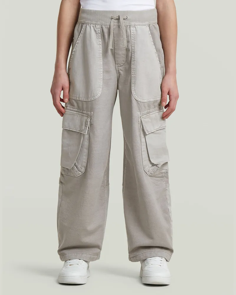 G-STAR RAW Girls Balloon Cargo Pants 2.0 PM - Grau - mädchen Grau