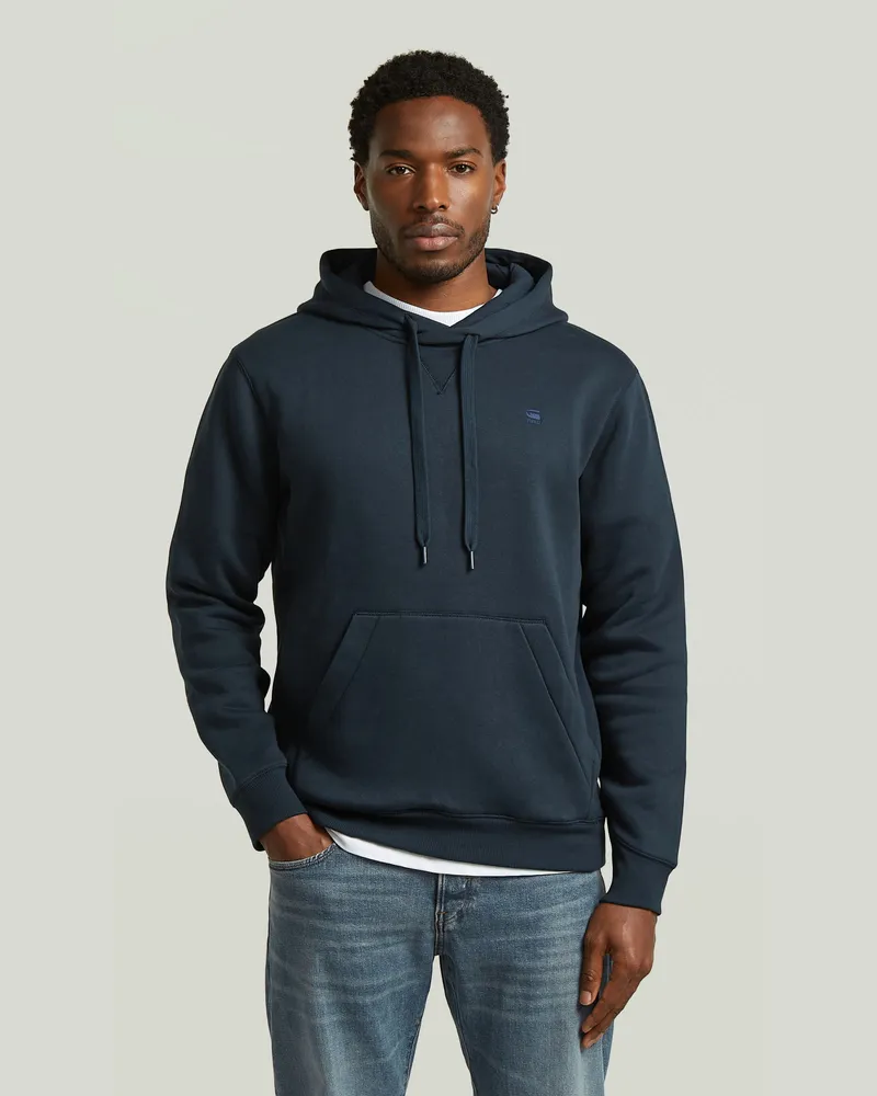 G-STAR RAW Premium Core Hooded Sweatshirt - Dunkelblau - Herren Dunkelblau