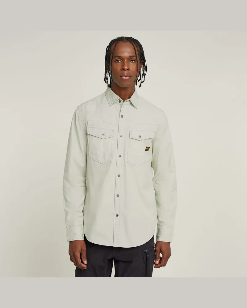 G-STAR RAW Dakota Slim Hemd - Grau - Herren Grau