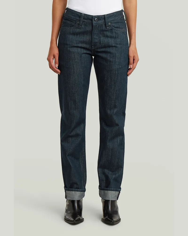 G-STAR RAW Lennoxx Slim Straight Jeans - Dunkelblau - Damen Dunkelblau