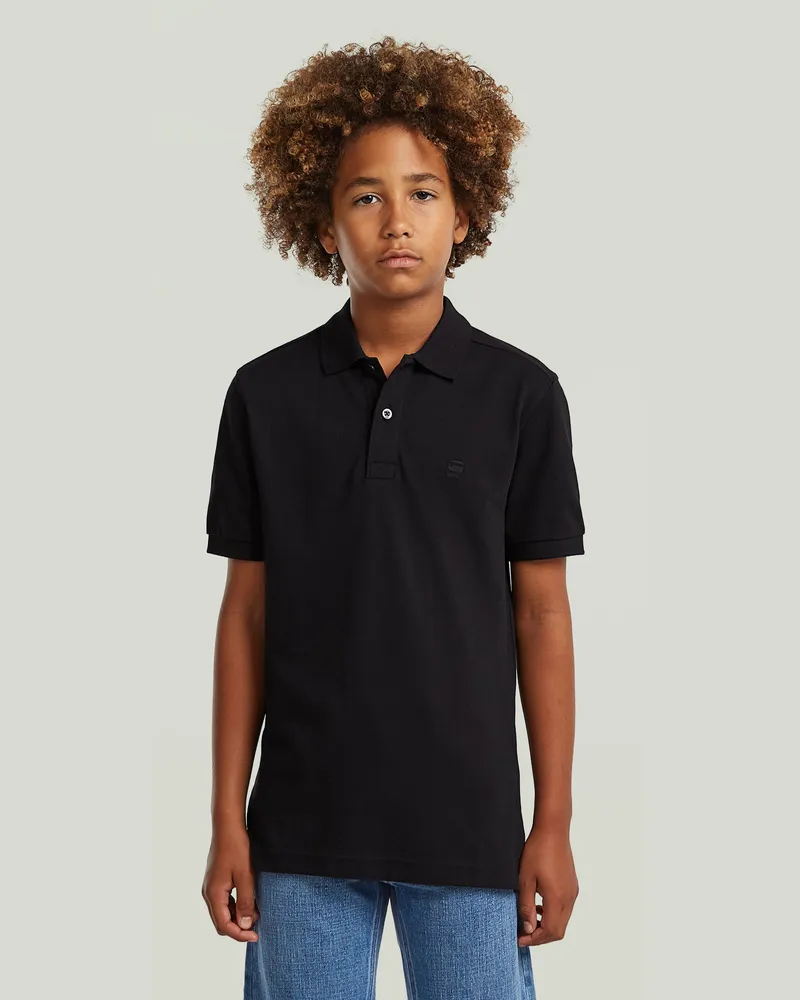 G-STAR RAW Boys Dunda Core Polo - Schwarz - jungen Schwarz
