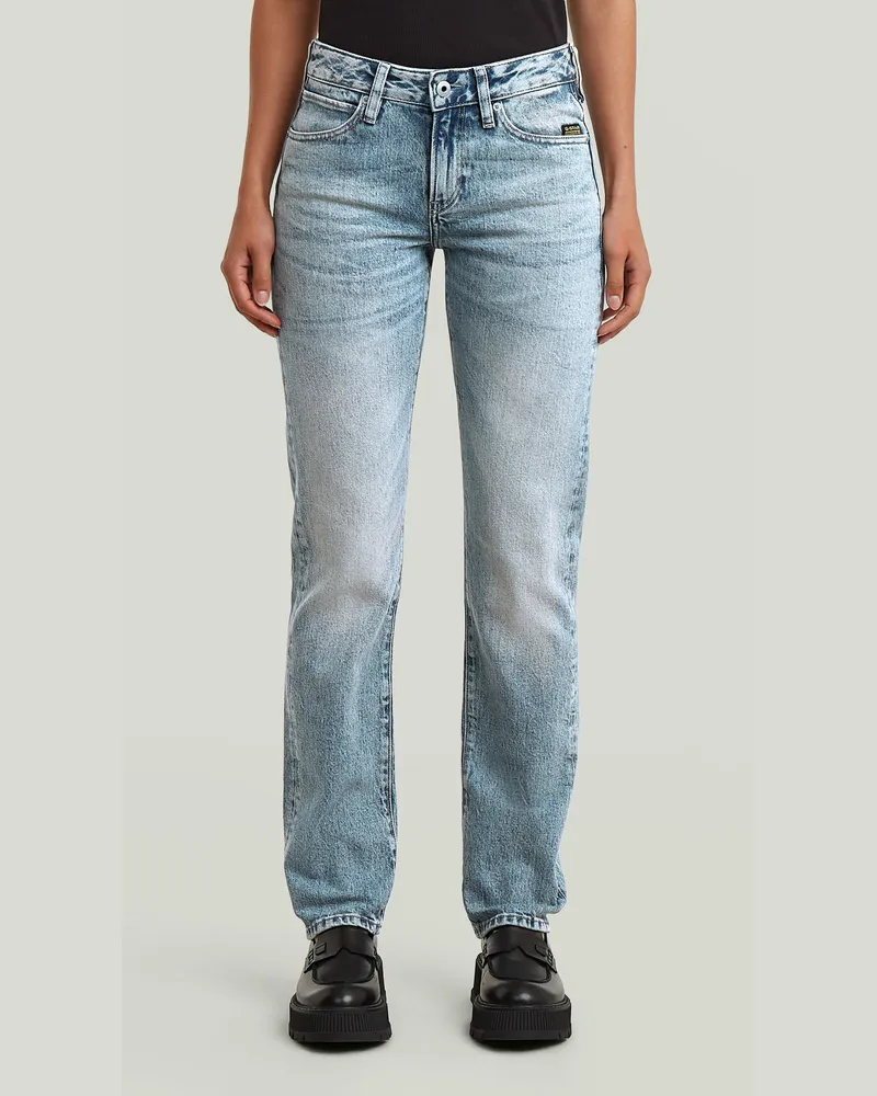 G-STAR RAW Lennoxx Slim Straight Jeans - Hellblau - Damen Hellblau