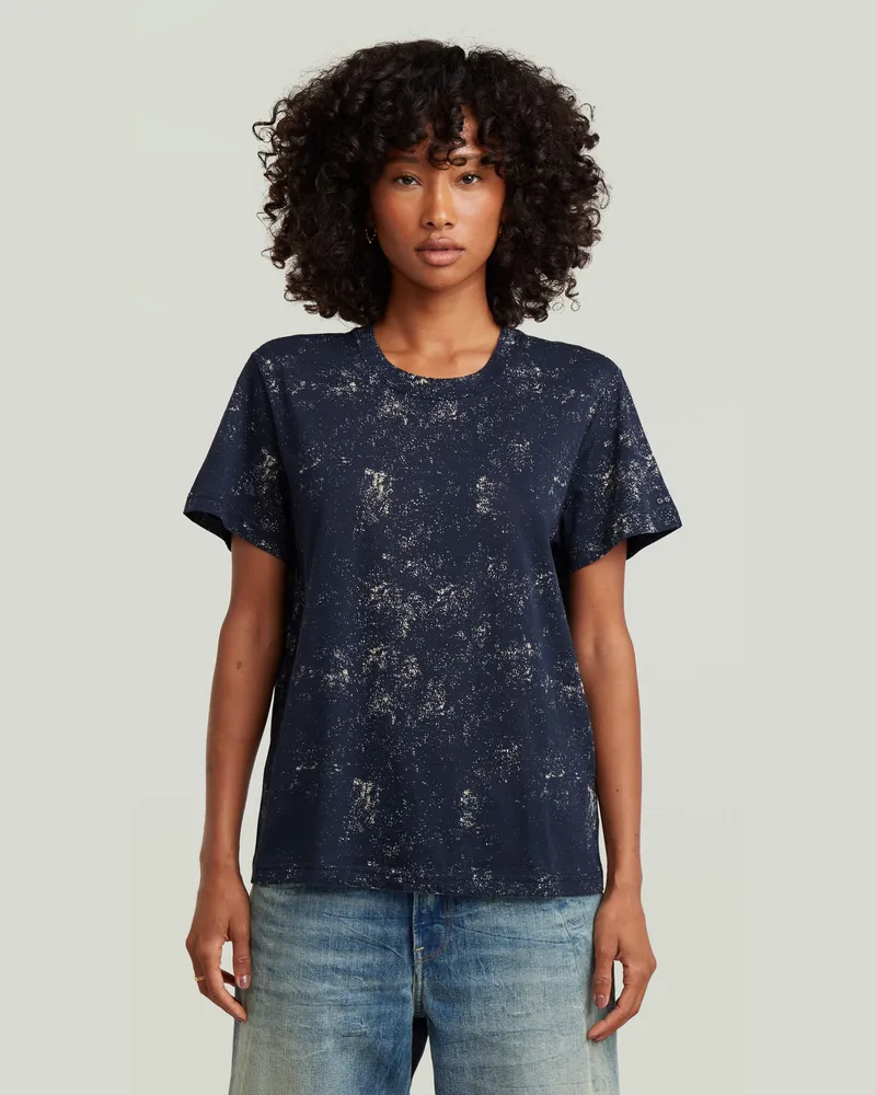 G-STAR RAW Allover Print T-Shirt - Mehrfarbig - Damen Mehrfarbig