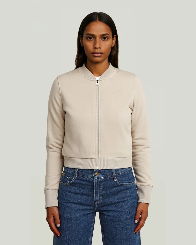 G-STAR RAW Bomber Sweat - Beige - Damen Beige