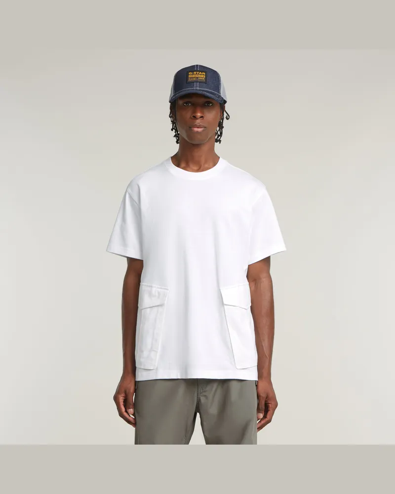 G-STAR RAW Rovic Loose T-Shirt - Weiß - Herren Weiß