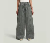 Helyx Cinch Wide Jeans - Grün - Damen