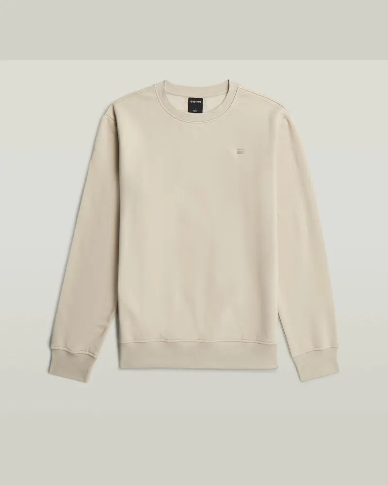 G-STAR RAW Logo Sweatshirt - Beige - Herren Beige