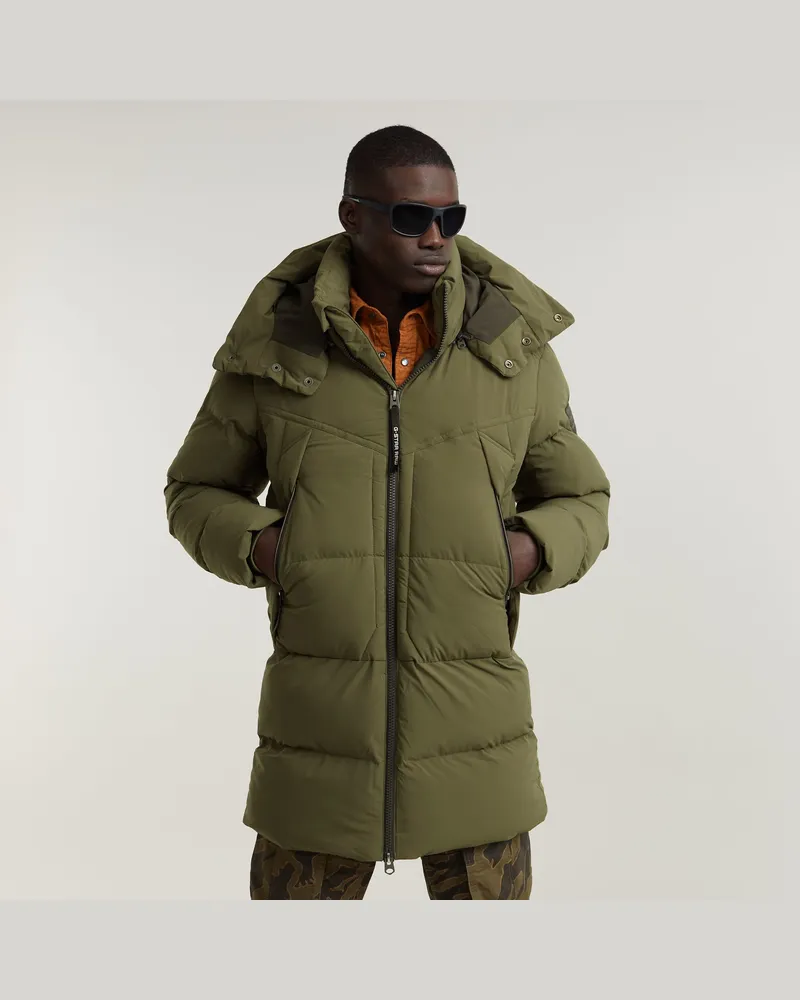 G-STAR RAW G- Whistler Padded Hooded Parka 2.0 - Grün - Herren Grün