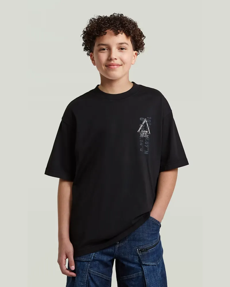 G-STAR RAW Boys Oversized T-Shirt - Schwarz - jungen Schwarz