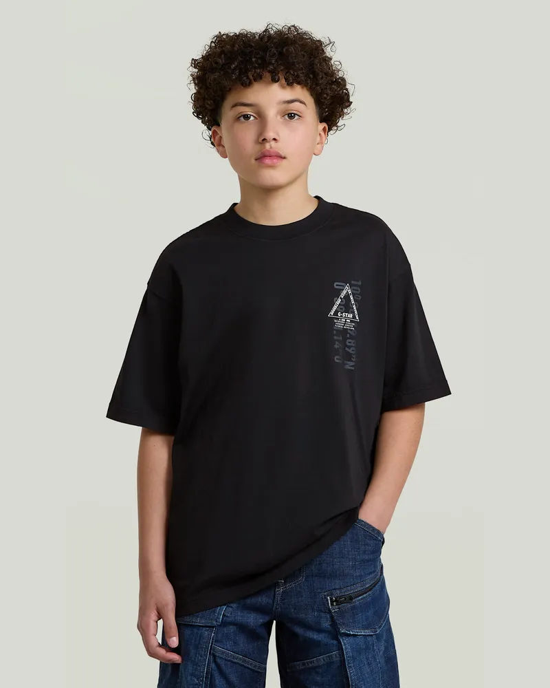G-STAR RAW Boys Oversized T-Shirt - Schwarz - jungen Schwarz
