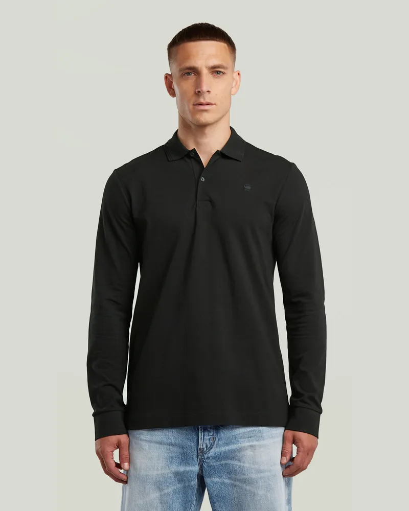 G-STAR RAW Dunda Slim Poloshirt - Schwarz - Herren Schwarz