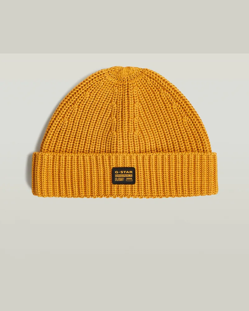 G-STAR RAW Originals Fisherman Beanie - Gelb - Herren Gelb