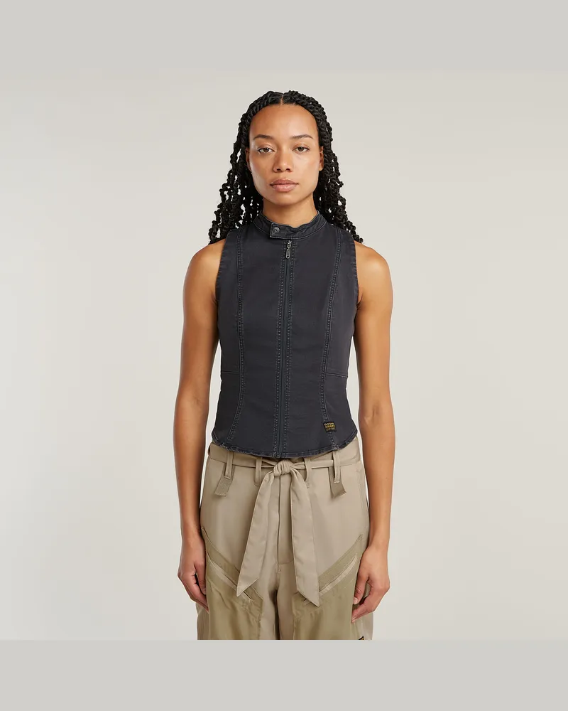 G-STAR RAW Ärmelloses Top - Grau - Damen Grau