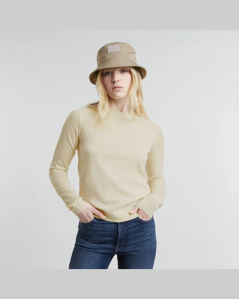 G-STAR RAW Core Knitted Pullover - Weiß - Damen Weiß