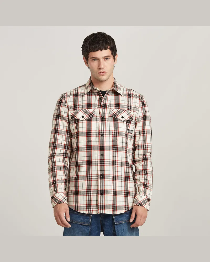 G-STAR RAW Marine Slim Hemd - Mehrfarbig - Herren Mehrfarbig