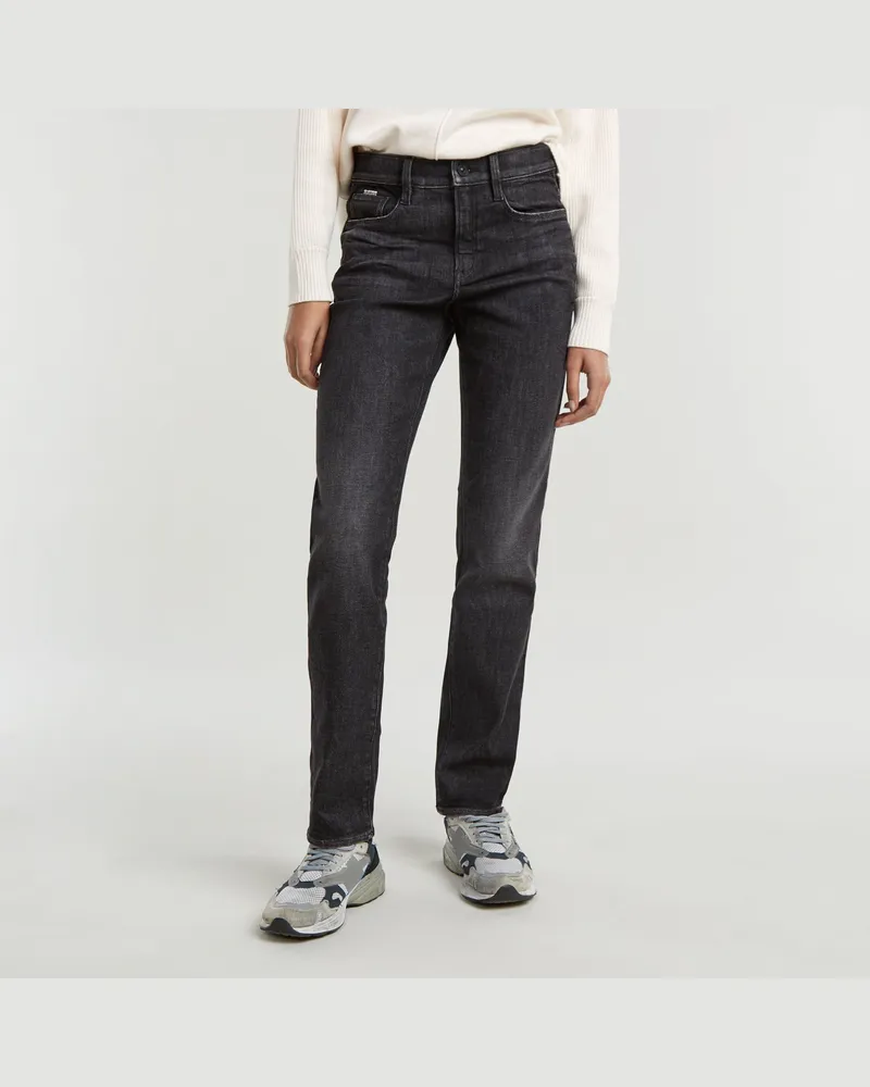 G-STAR RAW Ace 2.0 Slim Straight Jeans - Schwarz - Damen Schwarz