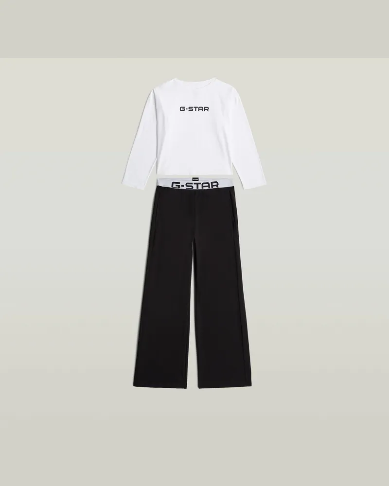 G-STAR RAW Tee & Pant Set - Mehrfarbig - Damen Mehrfarbig