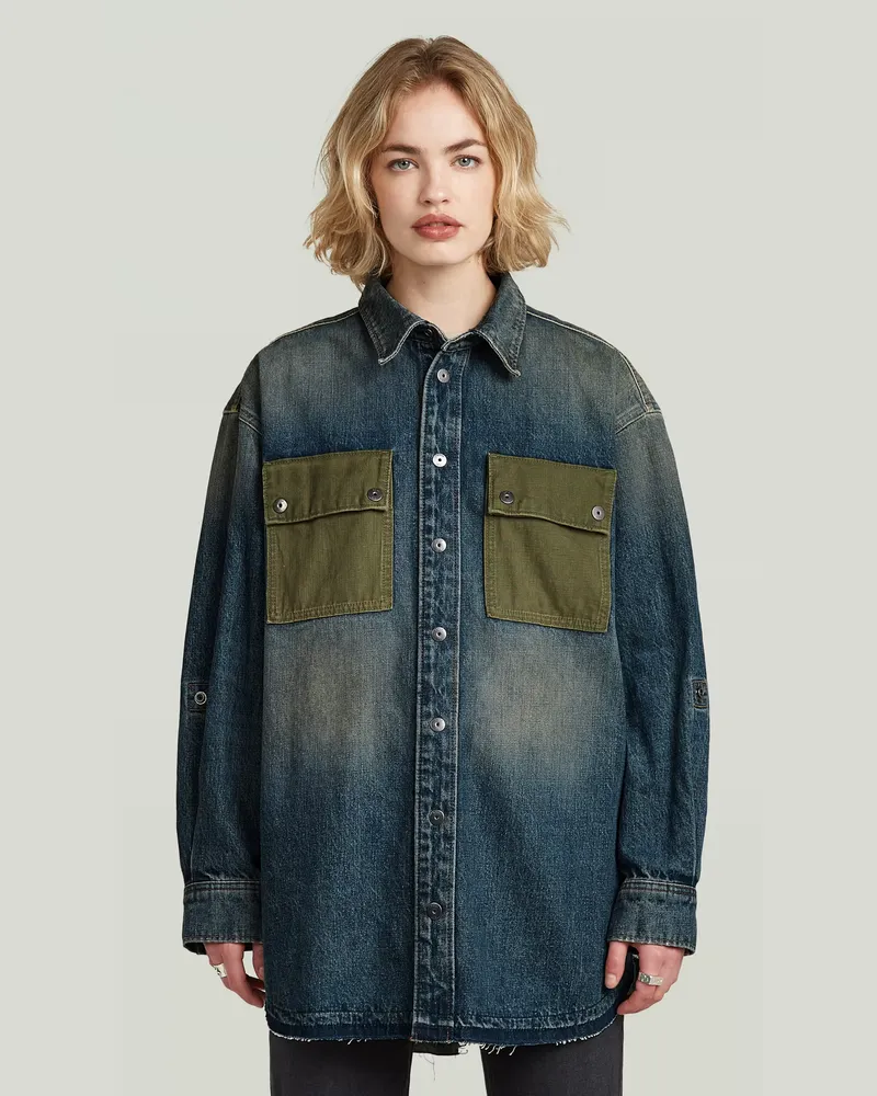 G-STAR RAW Panel Hemd - Mehrfarbig - Damen Mehrfarbig