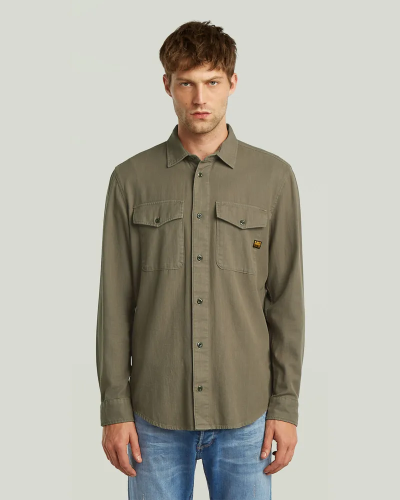 G-STAR RAW Marine Slim Hemd - Braun - Herren Braun