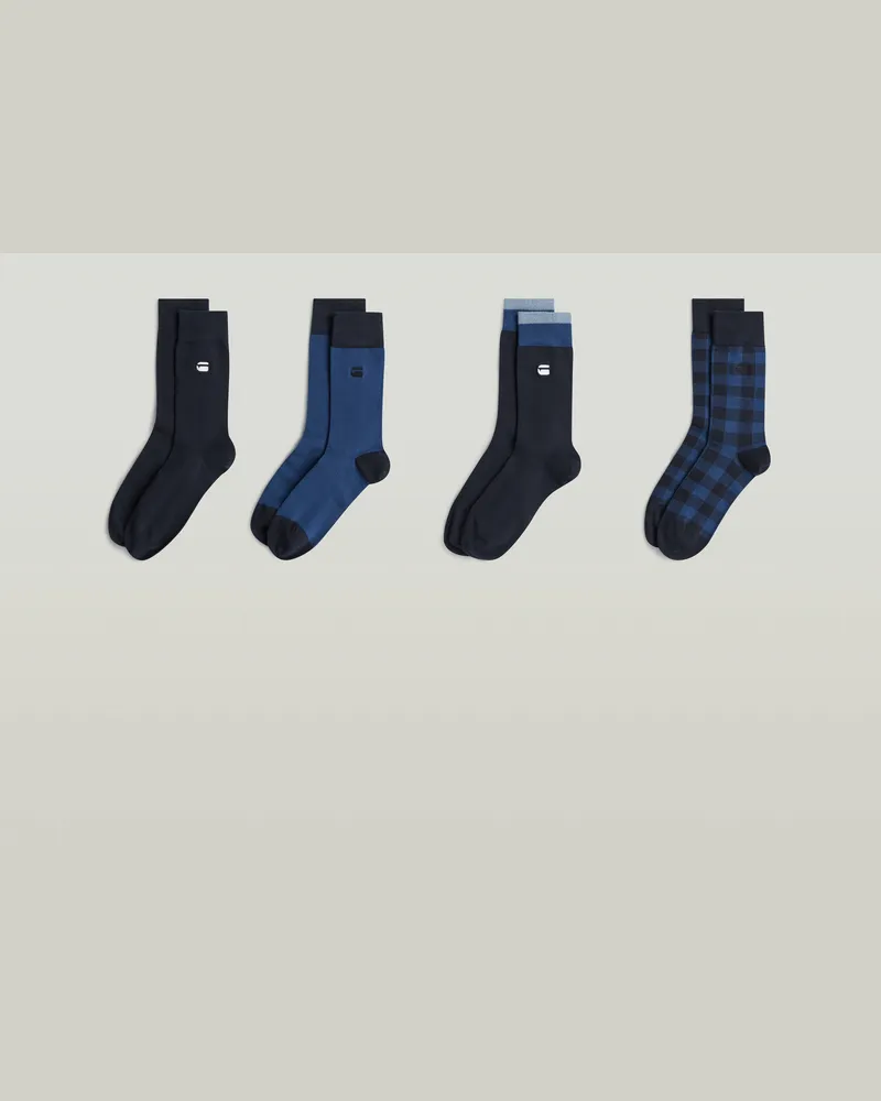 G-STAR RAW Sock Multi 4er-Pack - Mehrfarbig - Herren Mehrfarbig