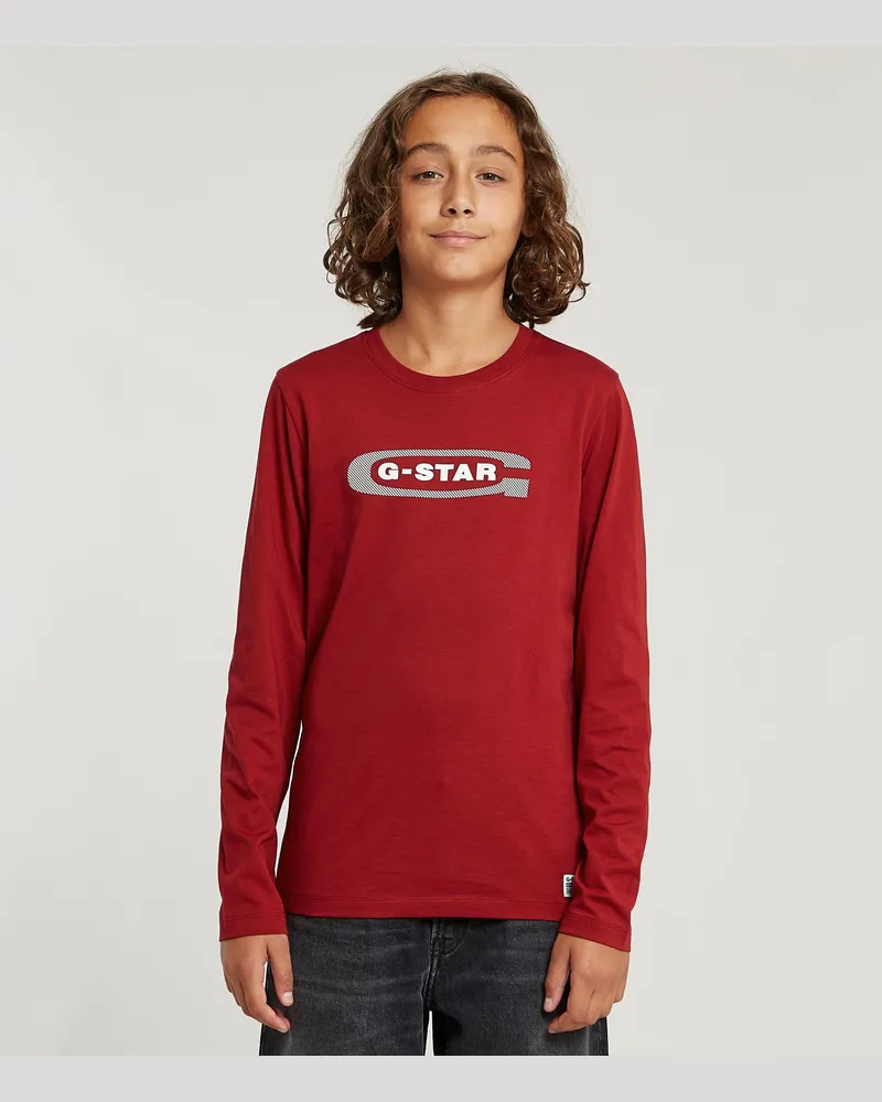 G-STAR RAW Jungen T-Shirt Regular - Rot - jungen Rot