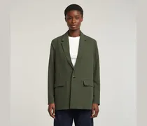 Boyfriend Blazer - Grau - Damen