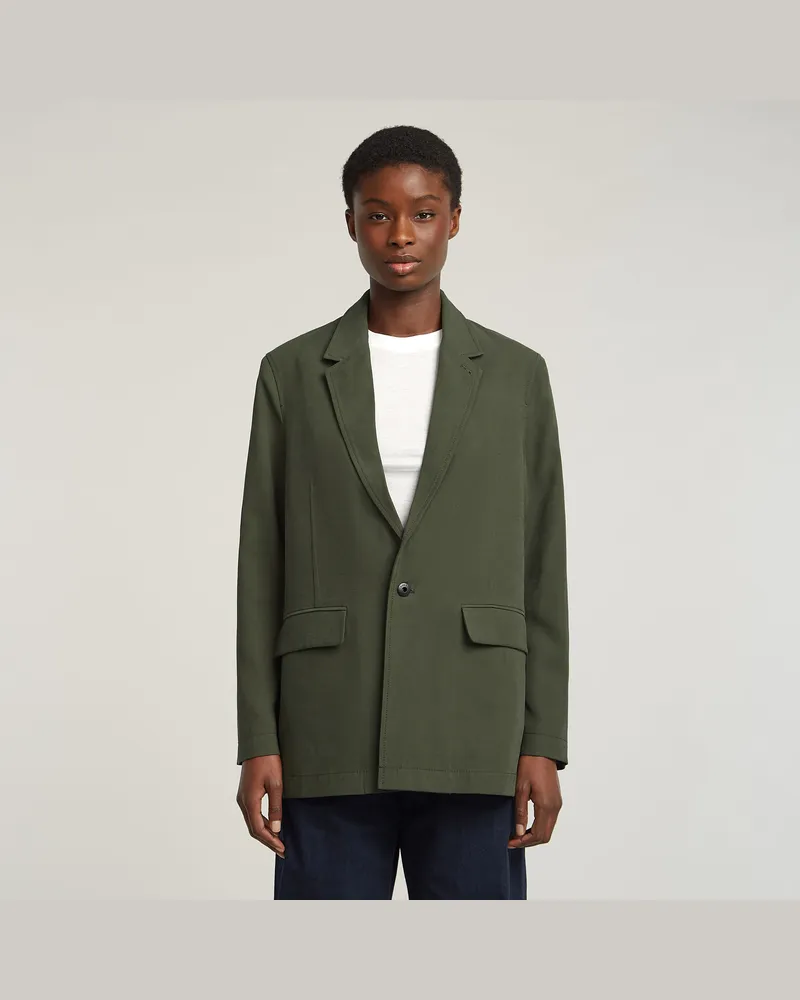 G-STAR RAW Boyfriend Blazer - Grau - Damen Grau