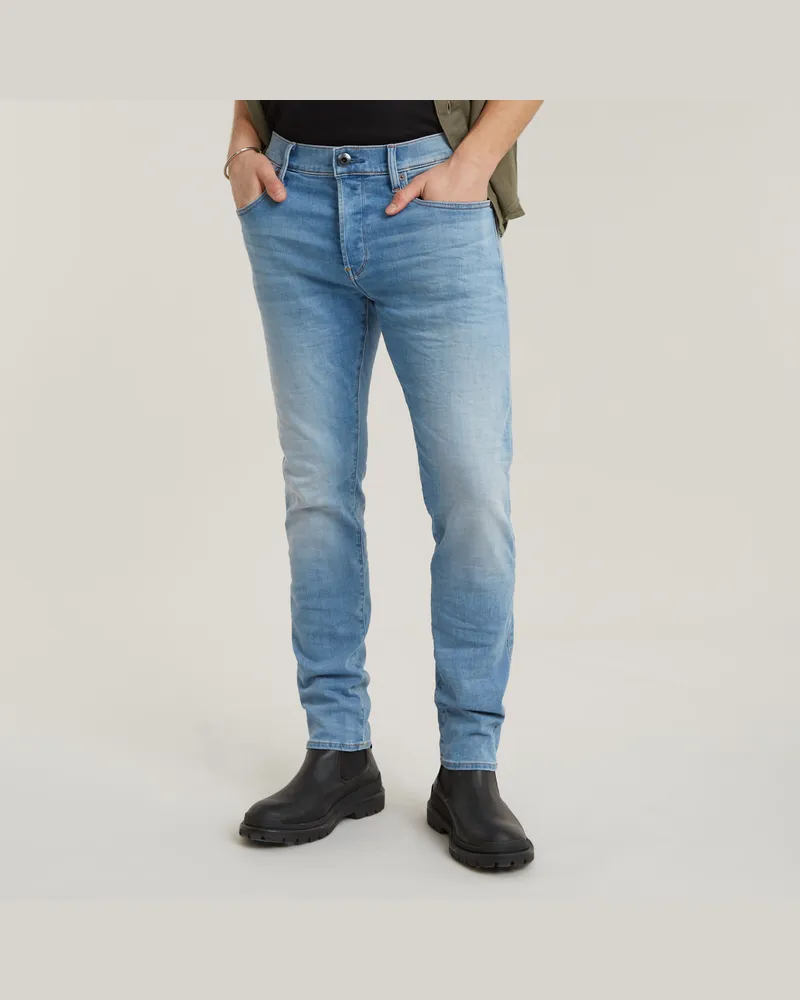 G-STAR RAW 3301 Slim Jeans - Hellblau - Herren Hellblau