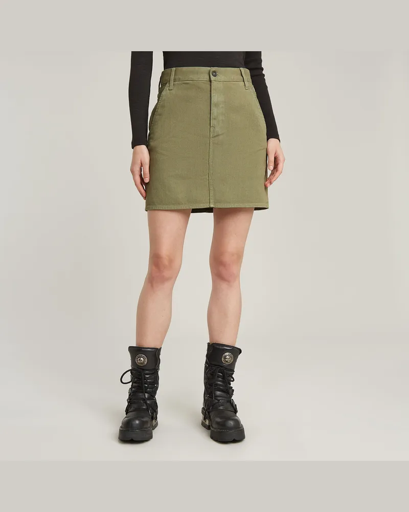 G-STAR RAW Viktoria Short Chino Rock - Grün - Damen Grün