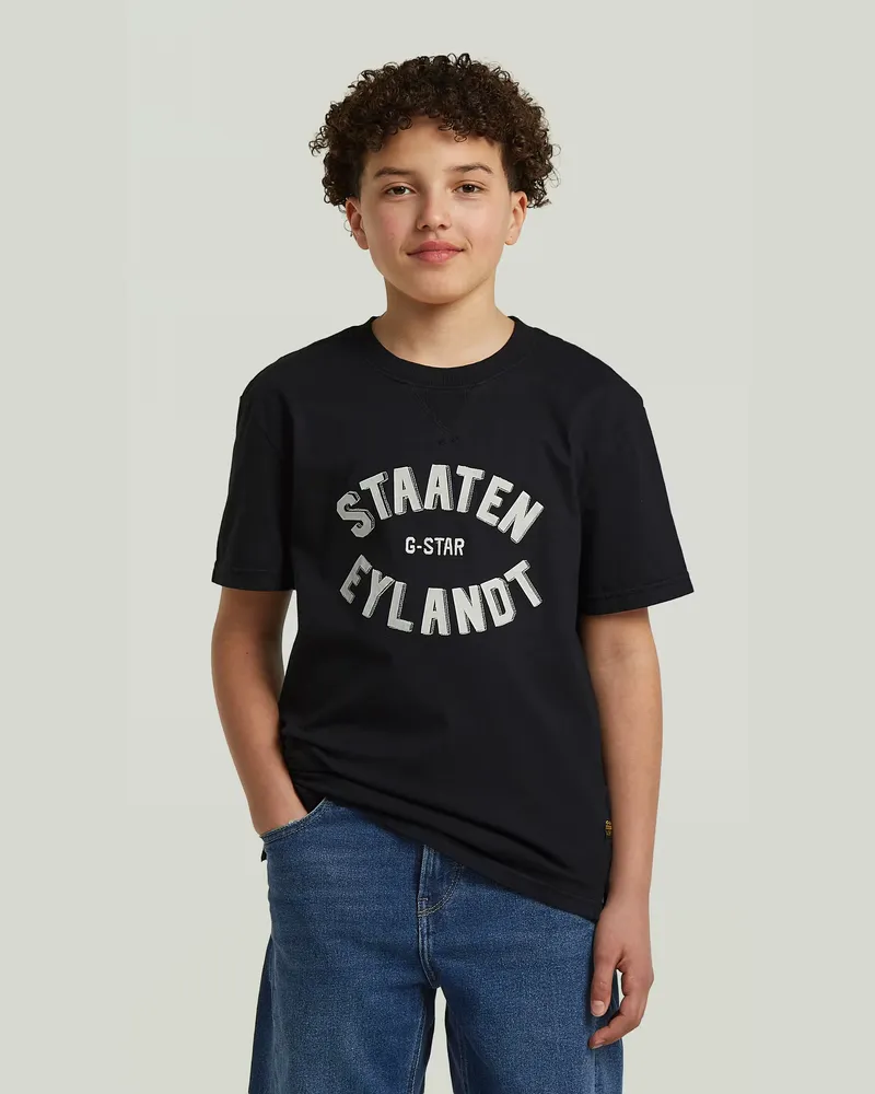 G-STAR RAW Boys Nifous T-Shirt - Schwarz - jungen Schwarz