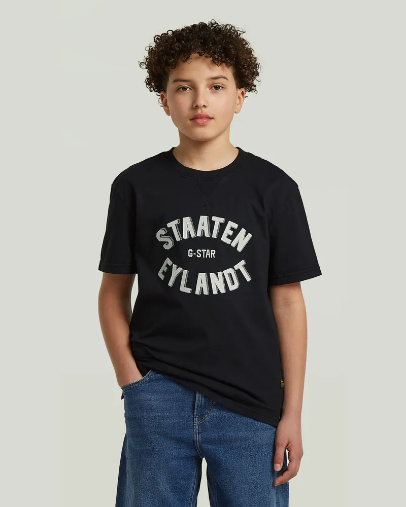 G-STAR RAW Boys Nifous T-Shirt - Schwarz - jungen Schwarz