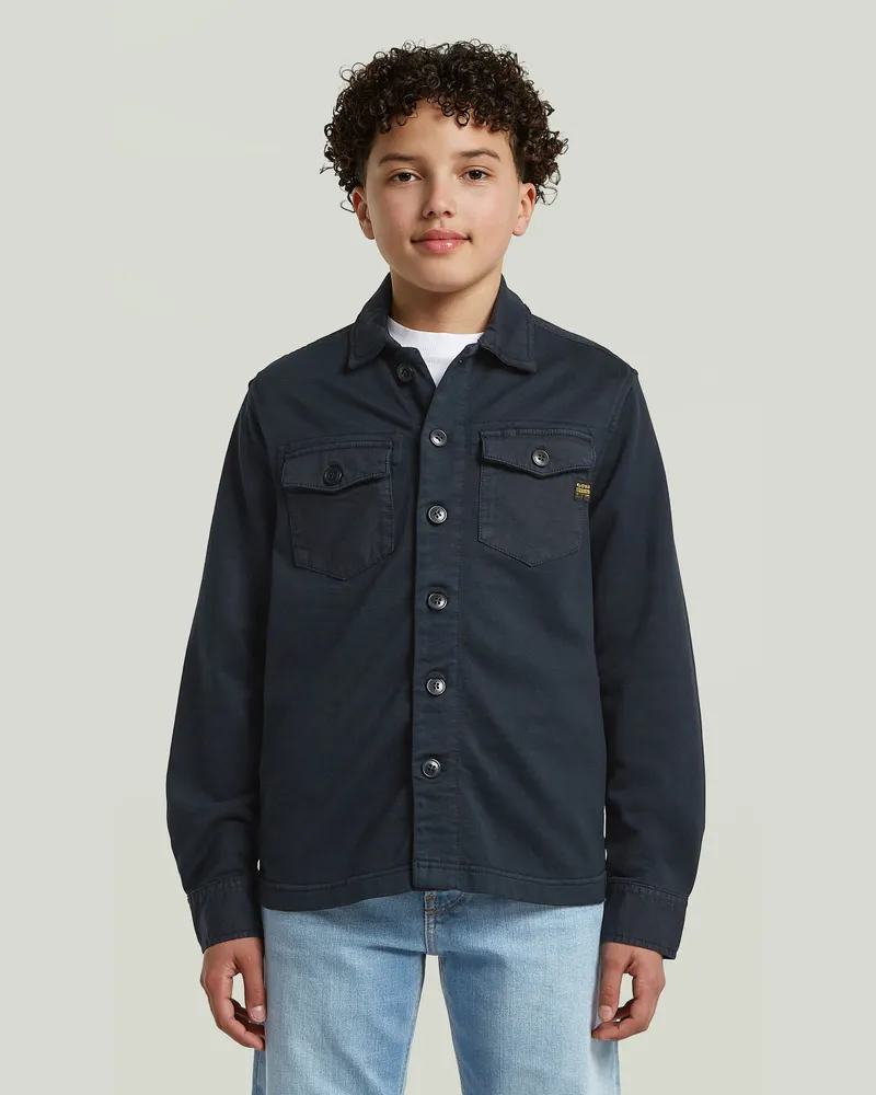 G-STAR RAW Boys Army Overshirt - Dunkelblau - jungen Dunkelblau