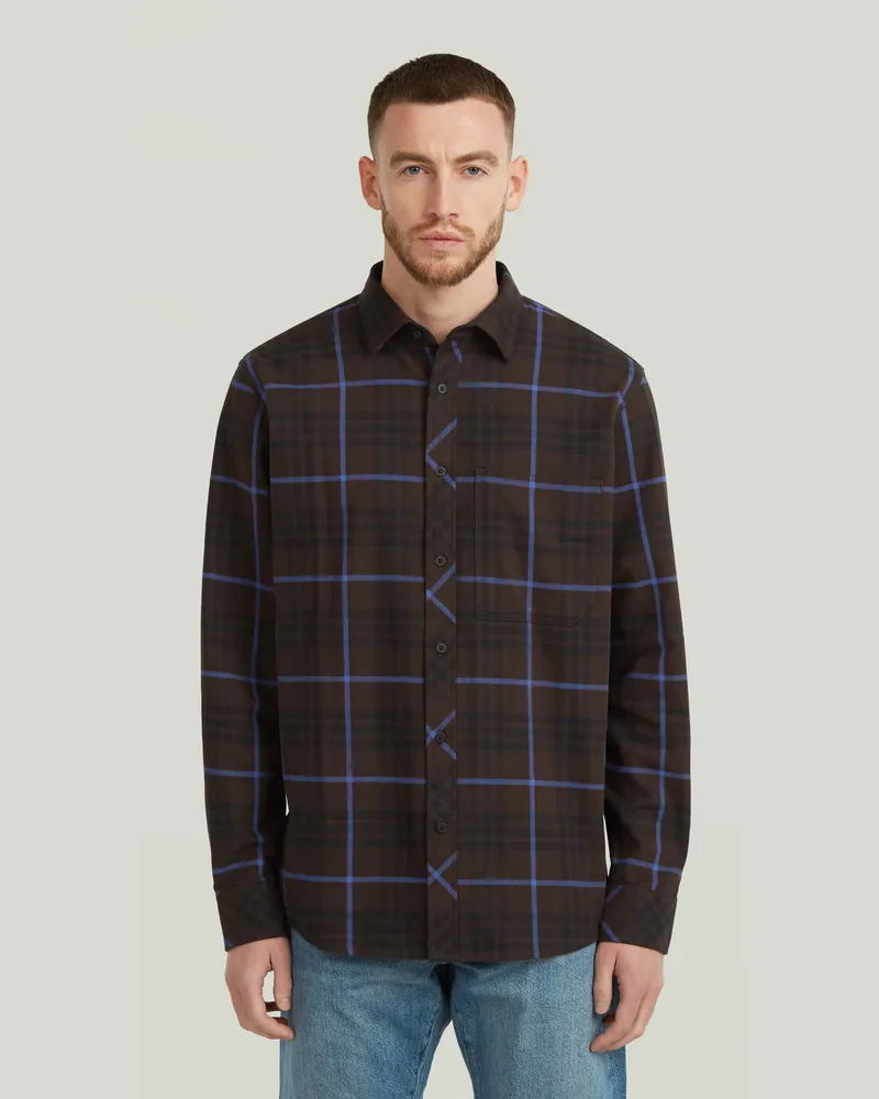 G-STAR RAW One Pocket Regular Hemd - Mehrfarbig - Herren Mehrfarbig