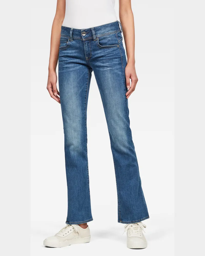 G-STAR RAW Midge Mid Bootcut Jeans - Mittelblau - Damen Mittelblau