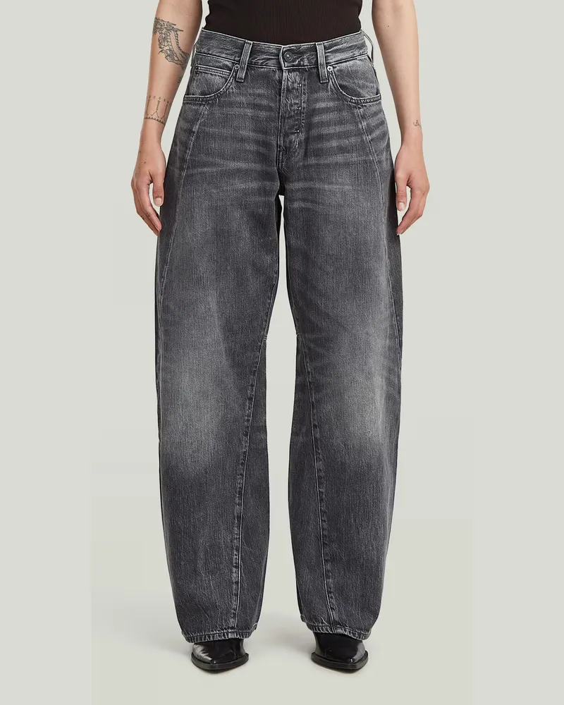 G-STAR RAW Contor Barrel Wide Jeans - Grau - Damen Grau