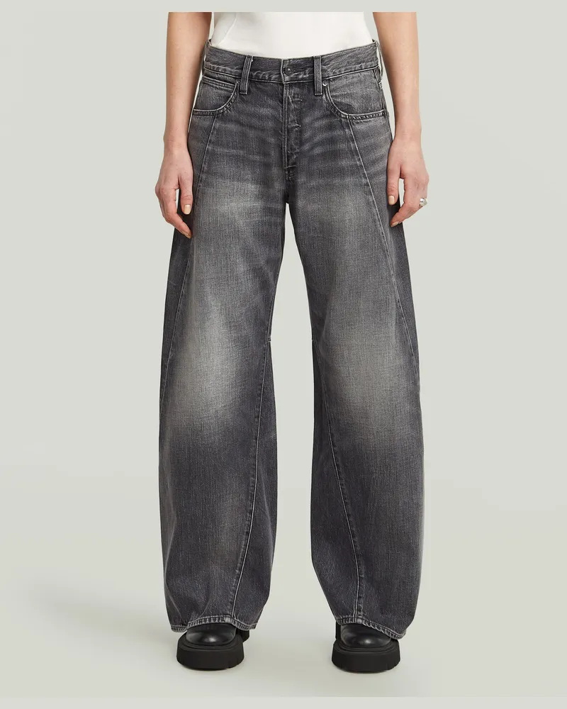 G-STAR RAW Contor Wide Jeans - Grau - Damen Grau