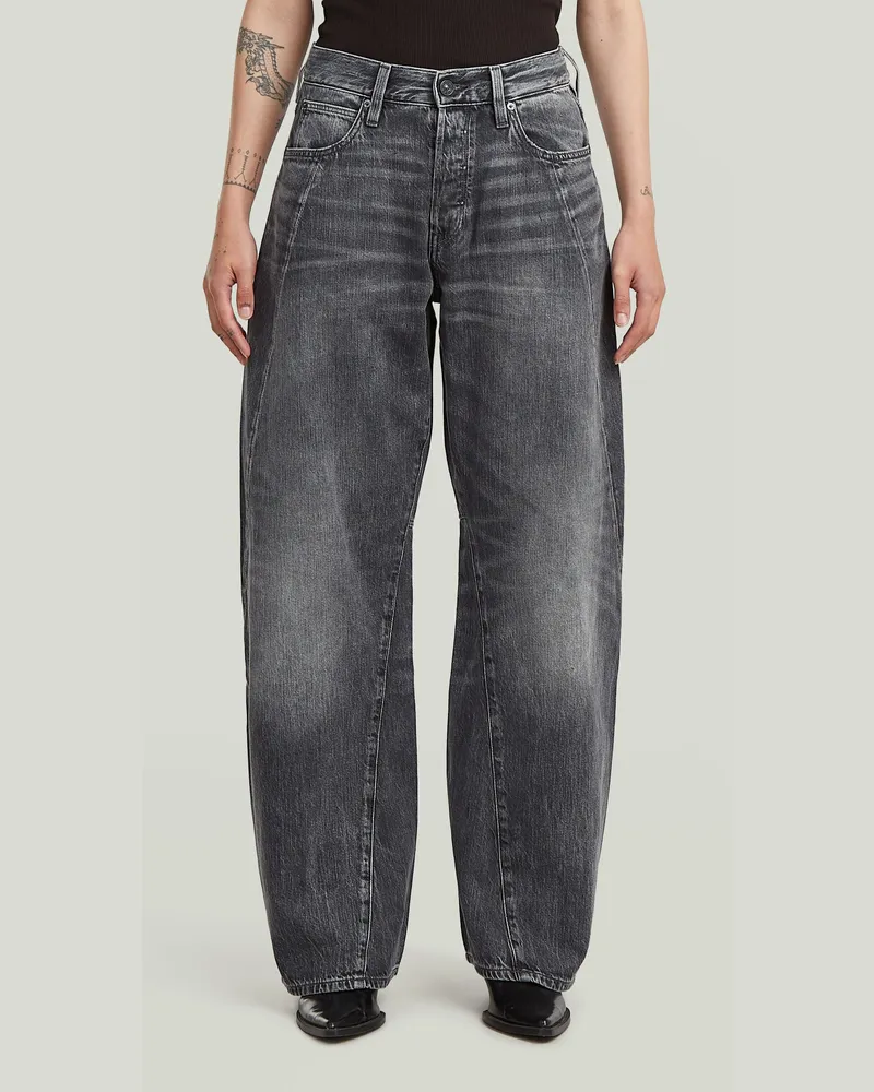 G-STAR RAW Contor Wide Jeans - Grau - Damen Grau