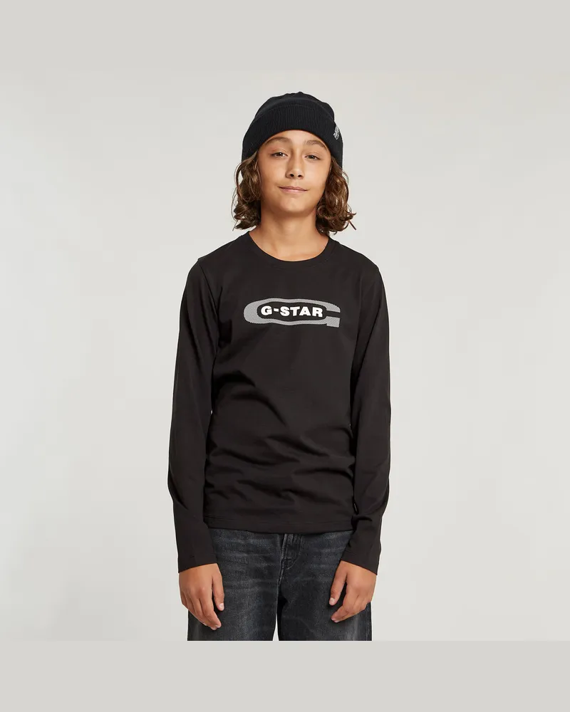 G-STAR RAW Jungen T-Shirt Regular - Schwarz - jungen Schwarz