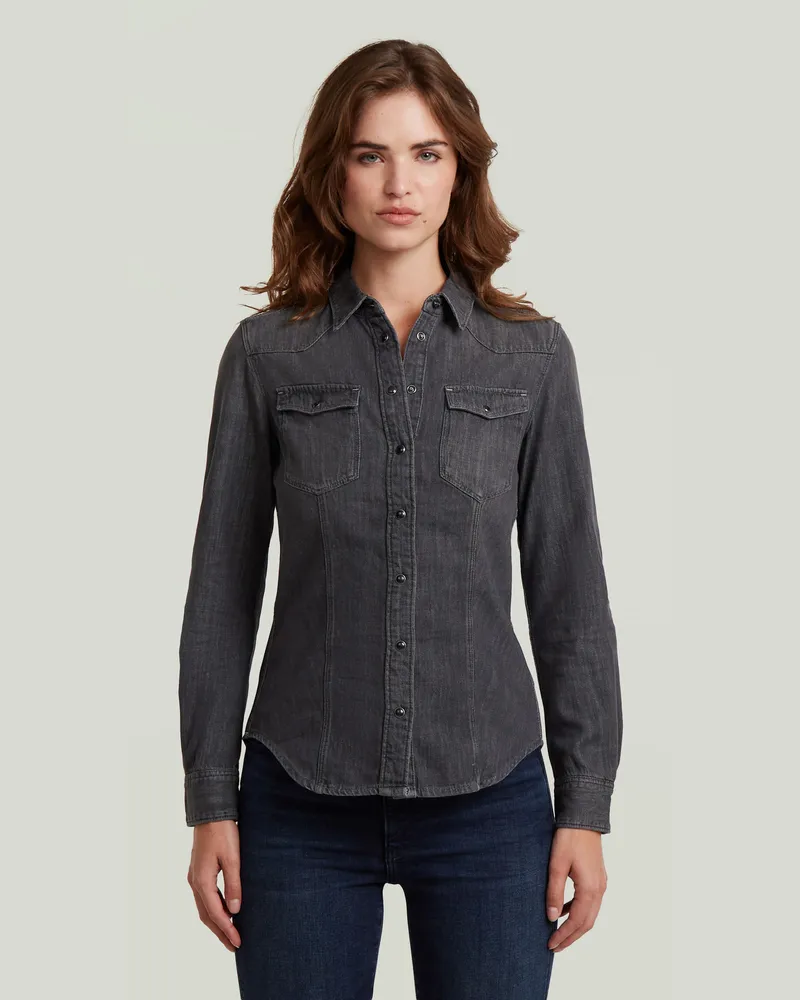 G-STAR RAW 3301 Hemd - Grau - Damen Grau