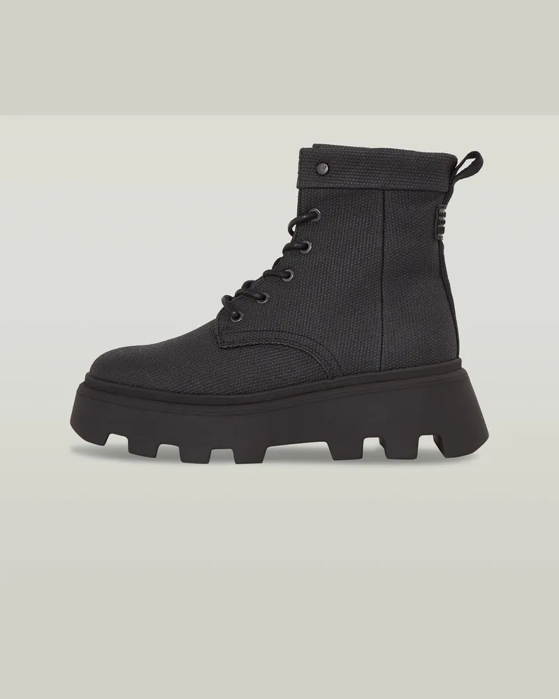 G-STAR RAW Kate II High Canvas Stiefel - Schwarz - Damen Schwarz