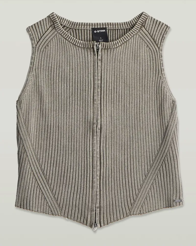 G-STAR RAW 2 Way Washed Slim Knit - Braun - Damen Braun