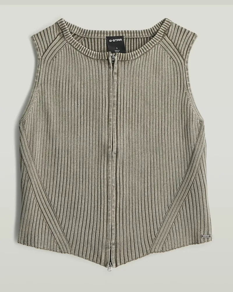 G-STAR RAW 2 Way Washed Slim Knit - Braun - Damen Braun