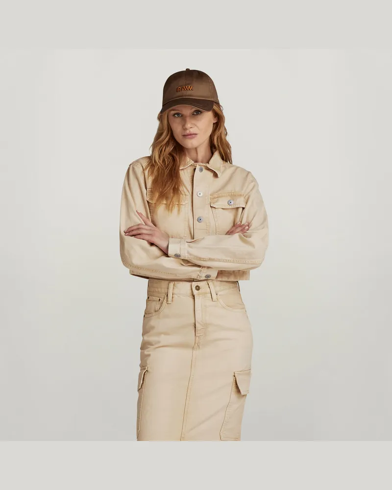 G-STAR RAW Boxy Explorer Jacke - Beige - Damen Beige