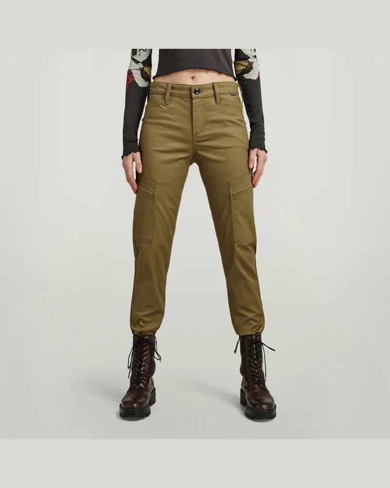 G-STAR RAW Slim Cargohose - Grün - Damen Grün