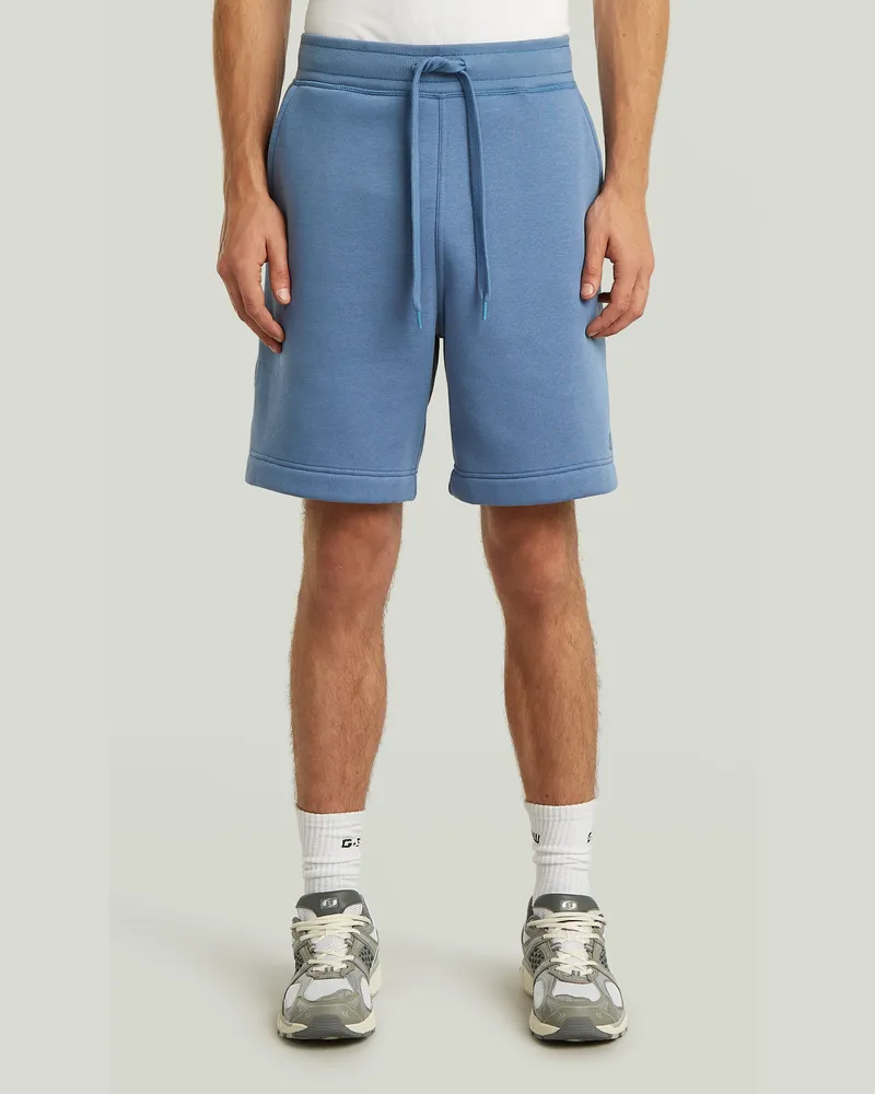 G-STAR RAW Premium Core Sweater Shorts - Mittelblau - Herren Mittelblau