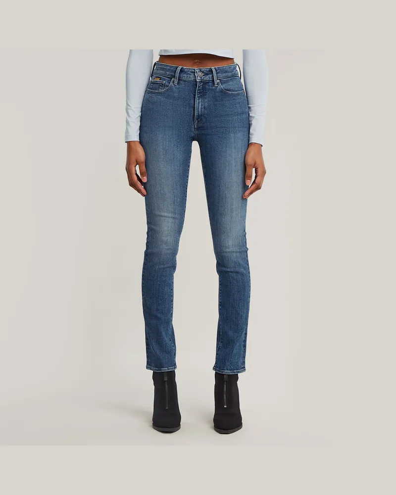 G-STAR RAW 3301 Shape Skinny Jeans - Mittelblau - Damen Mittelblau